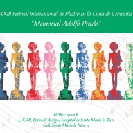 
		  XXIII FESTIVAL DE PLECTRO MEMORIAL A ADOLFO PRADO - ALCAL DE HENARES (MADRID)